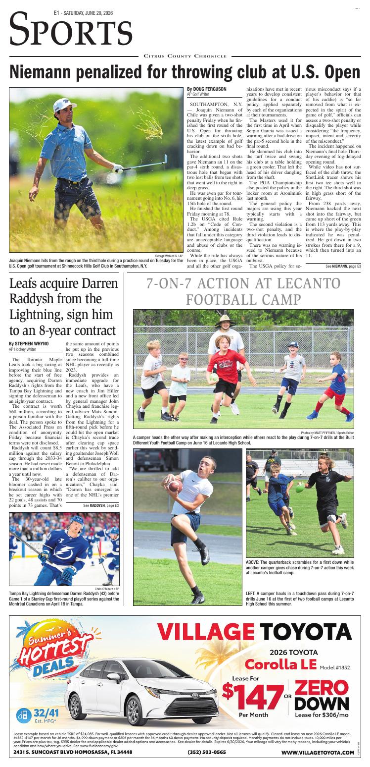 Page E01 | e-Edition | chronicleonline.com