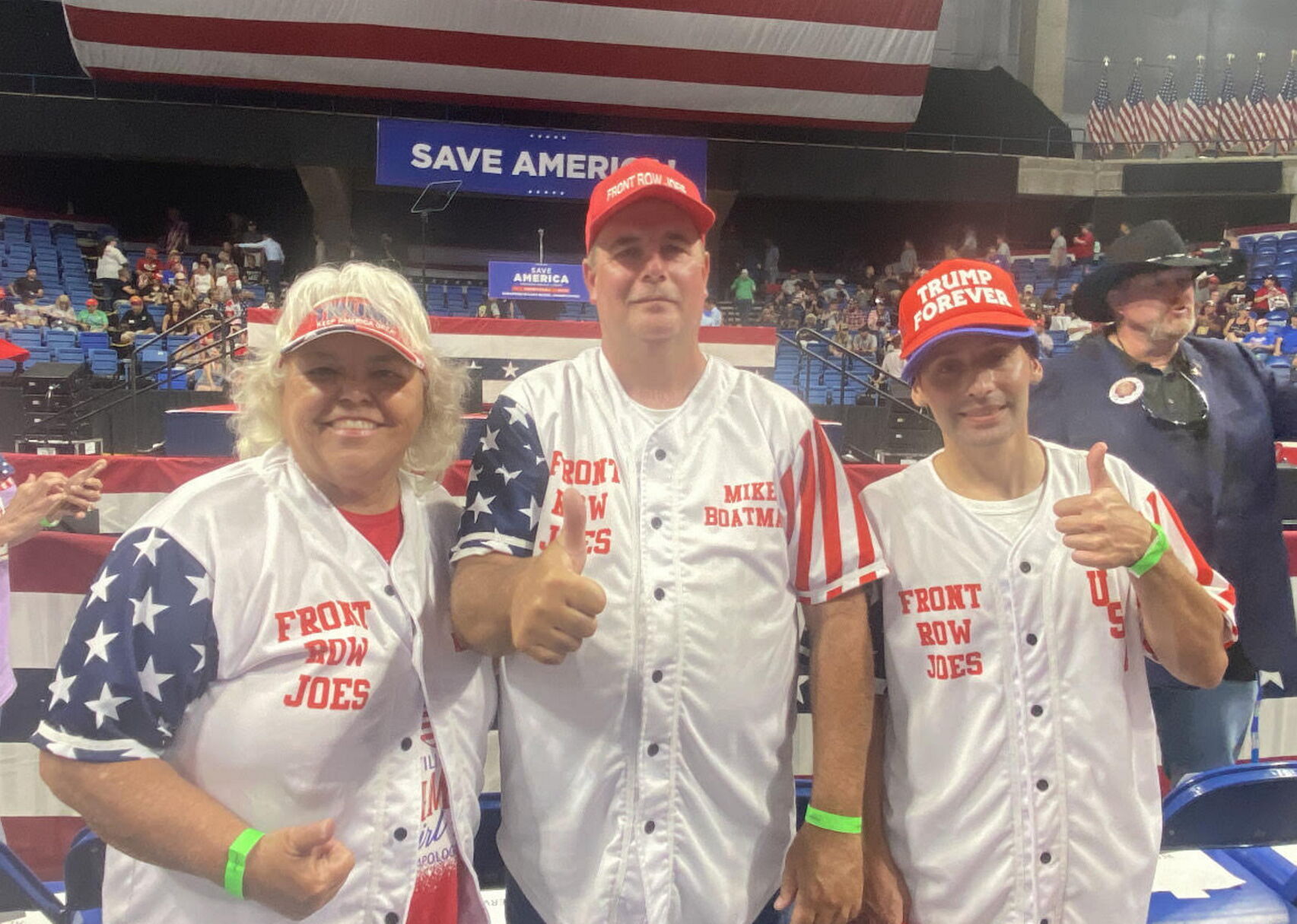 Front Row Joes get center seats at Trump Rally News