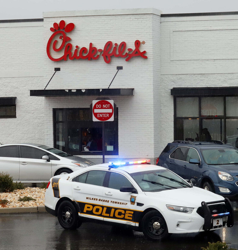 Car Crashes Into Garbage Corral Outside Chick Fil A News