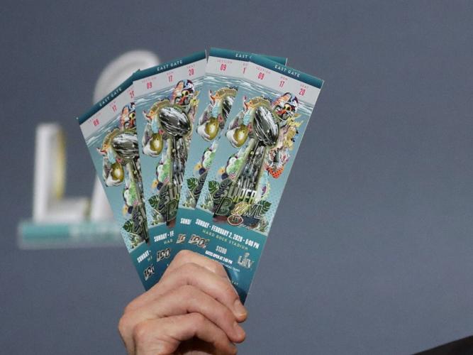 Super Bowl ticket designs