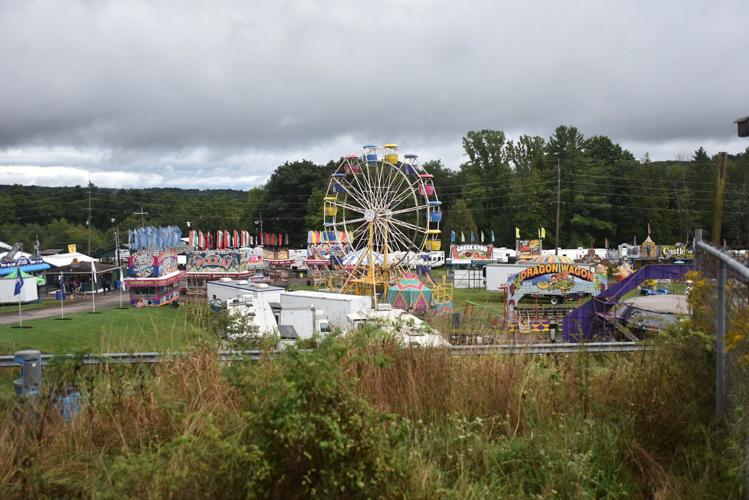 Soggy start to Luzerne County Fair as amusement rides shuttered, free