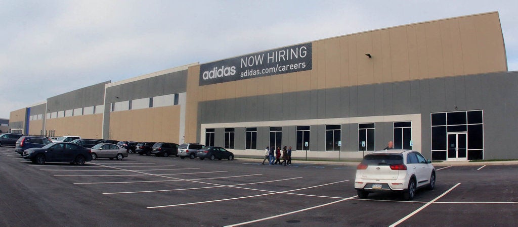 Job seekers take tour at Adidas 