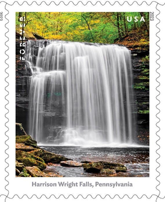 Ricketts Glen waterfall featured on new US Postal Service stamp