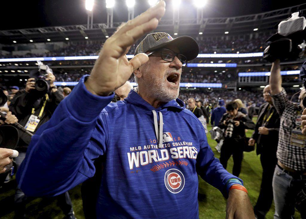 Joe Maddon put his dad's hat in his back pocket as Game 7 went to
