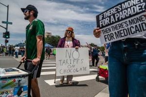 'No Kings' protesters bring their wit to US streets