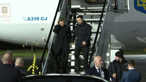 Ukrainian President Zelensky arrives in Ireland for visit