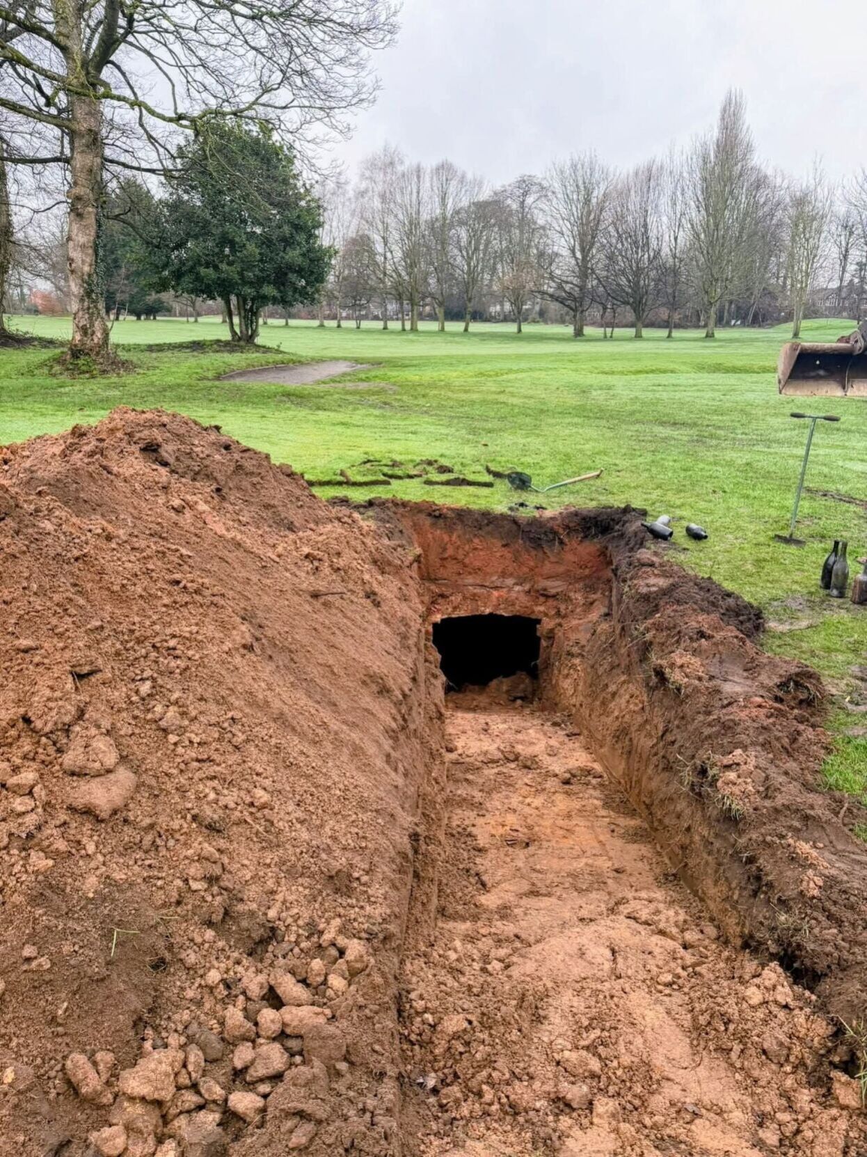 Golf course sinkhole turns out to be centuries-old wine cellar
