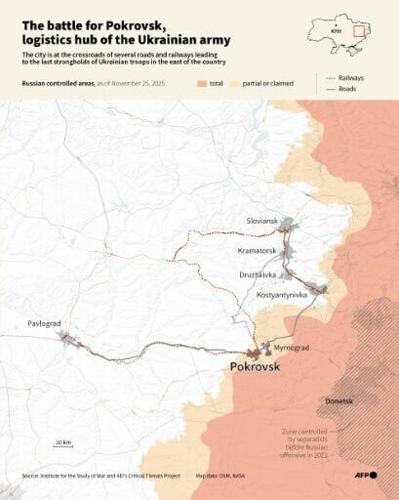 The battle for Pokrovsk, logistics hub of the Ukrainian army