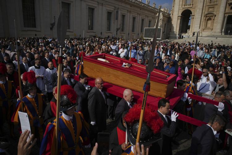 Catholic faithful pay their final respects to Pope Francis as public  viewing begins | World News Headlines | citizentribune.com
