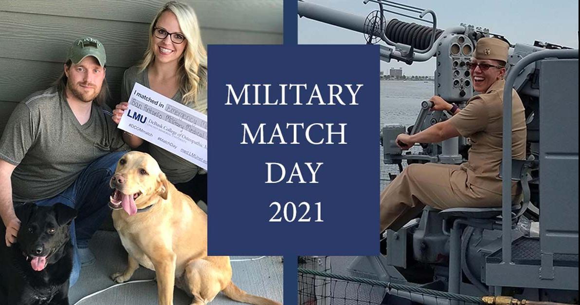 Students Match into Military Residencies Education