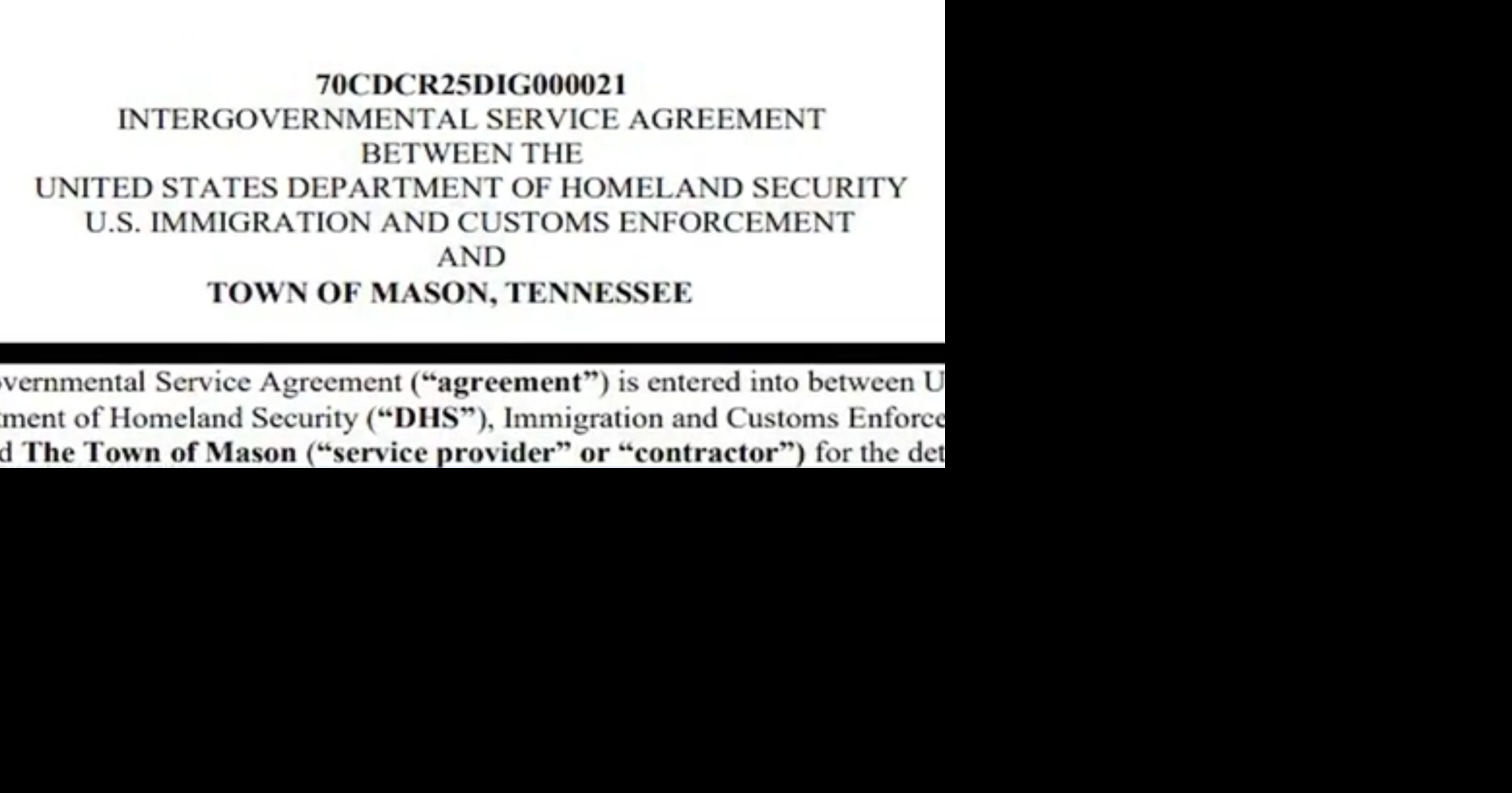 Contracts shed light on plans for West TN ICE detention center