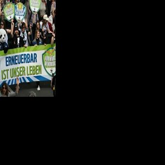 Thousands protest in Germany urging faster green shift