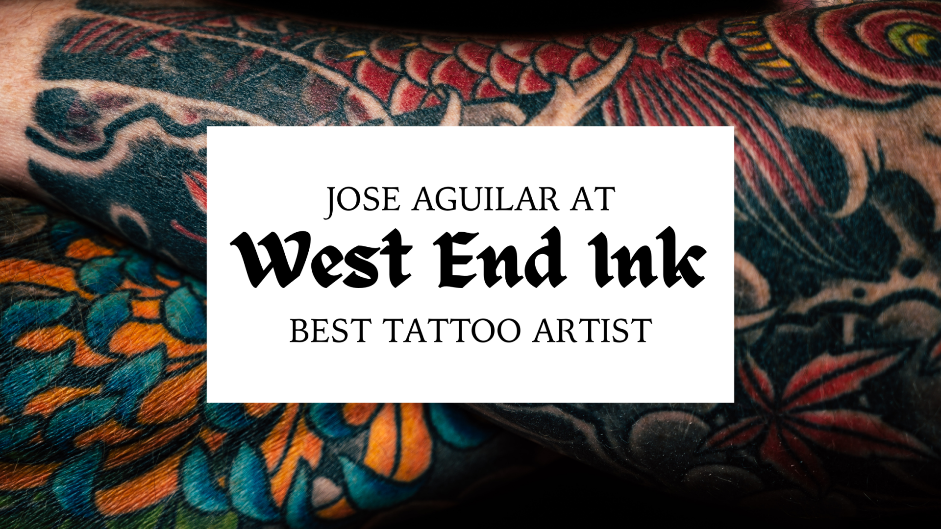 Jose Aguilar with West End Ink is Hamblen Countys best tattoo artist in  Peoples Choice 2022  Special Sections  citizentribunecom