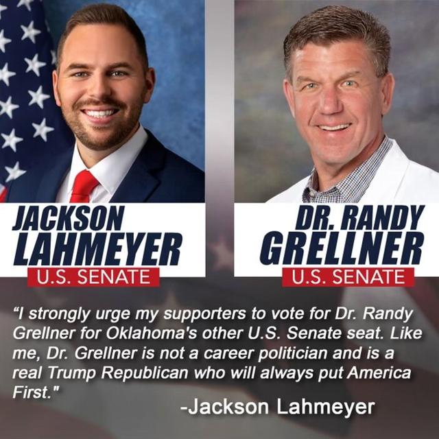 BREAKING: U.S. Senate Candidate Jackson Lahmeyer endorses Dr. Randy ...