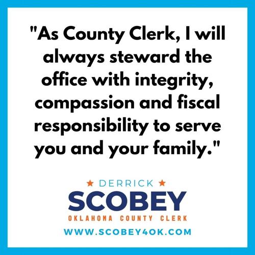 Endorsing Scobey and Bannister in Oklahoma County Clerk party primaries