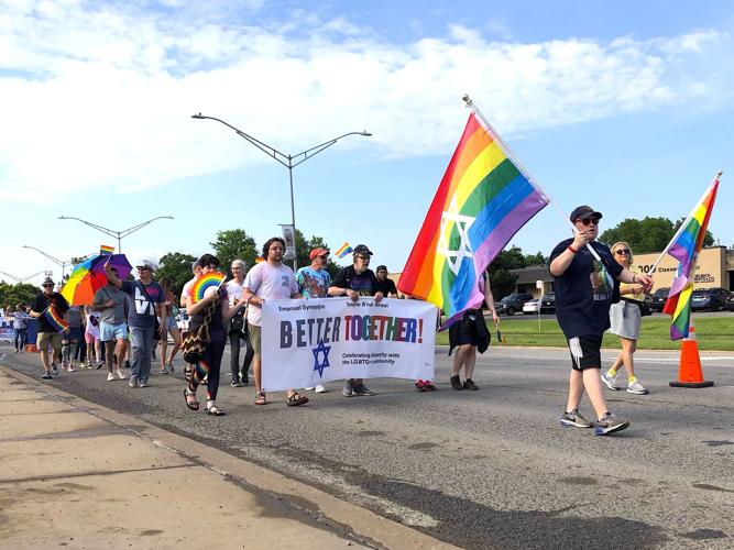 OKC Pride supporters step off together during 39th Street Pride Parade