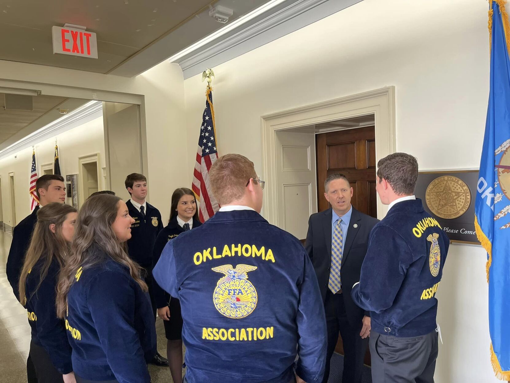 U.S. Representatives Josh Brecheen Of Oklahoma And Eric Burlison Of ...