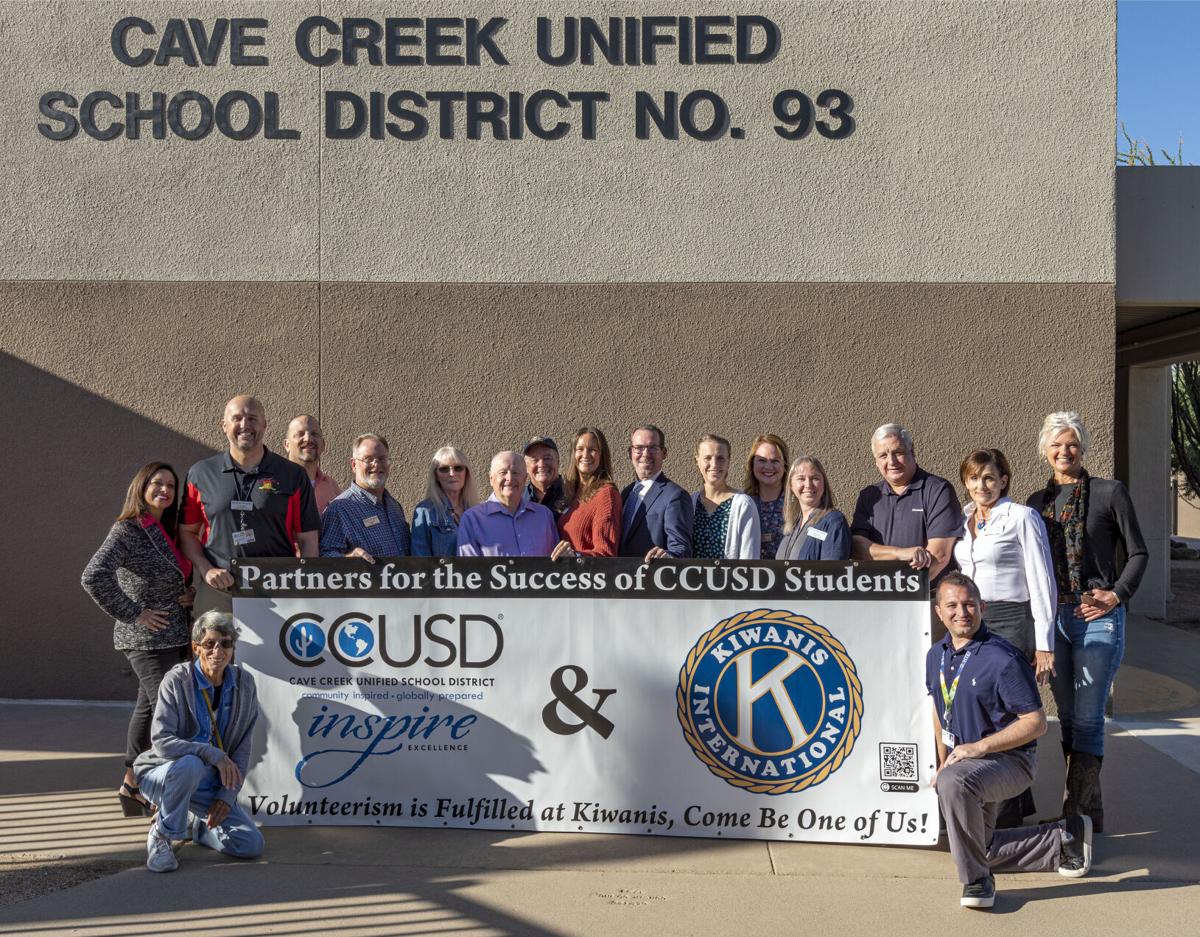 Ccusd Recognizes Support Of Kiwanis Club At Banner Presentation | Cave  Creek | Citysuntimes.com