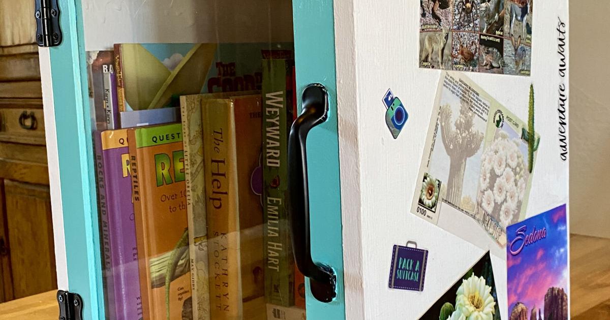 Community Bookcase Sign Promoting literacy and community connection | Community | citysuntimes.com