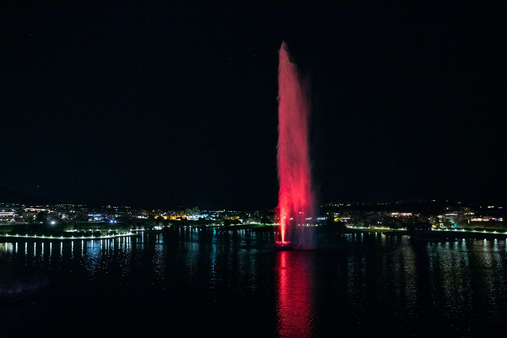 Famous Fountain Hills fountain to light up in Super Bowl colors