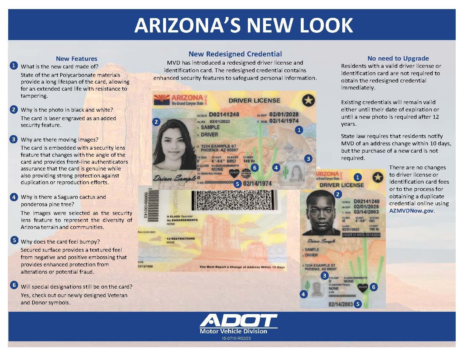 Arizona Driver's Licenses, ID Cards Getting Updated Look | Local News ...