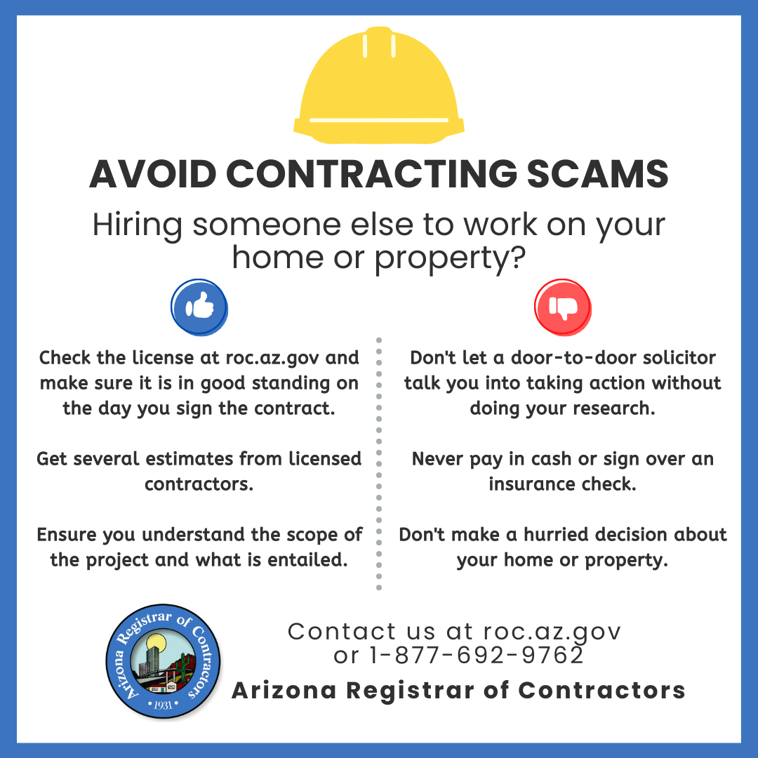 Arizona Registrar Of Contractors Tips | | Citysuntimes.com