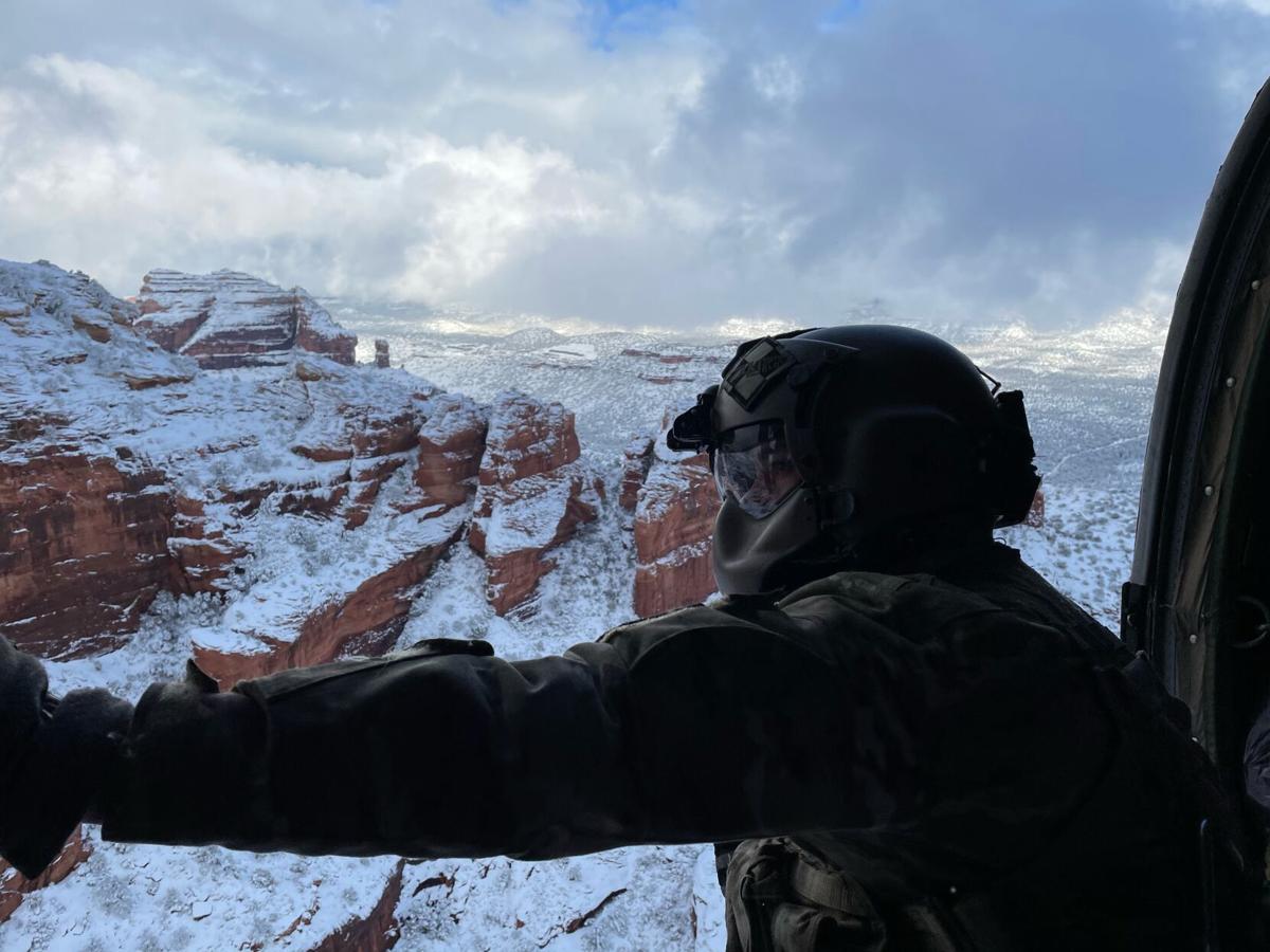 Arizona Army National Guard rescues three stranded climbers after winter storm moves through ...