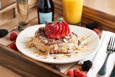 Yolk Cafe Cinnamon Roll French Toast