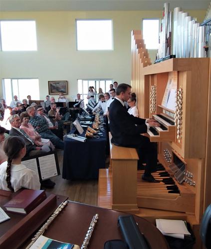 Peter Seheult’s postlude at the May 14 concert photo