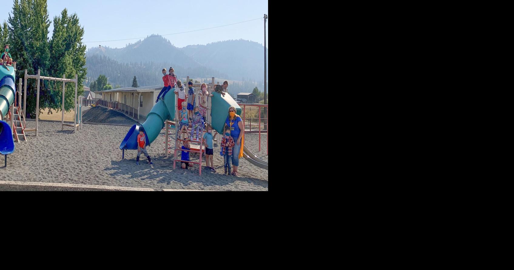 Superheroes wear masks at Kamiah Elementary News