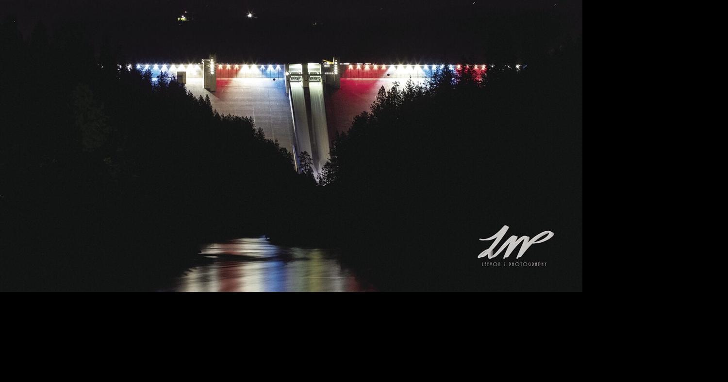 New Red, White and Blue lights at Dworshak Dam to honor memory of Eric ...