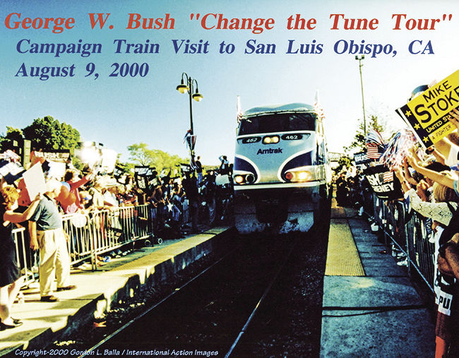Micro Trains Line ‘Special Run’ Campaign Express 2000 N-Scale GEORGE BUSH A GORE 