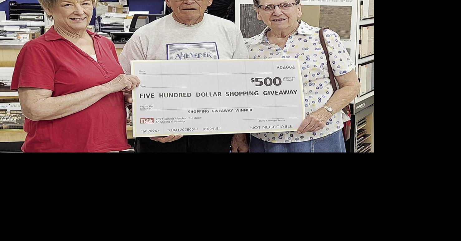 Orofino Builders Supply’s 500 spring shopping spree winners Top