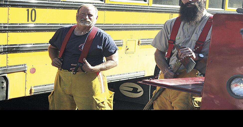 Evergreen Fire Department visits Cavendish Elementary School School News