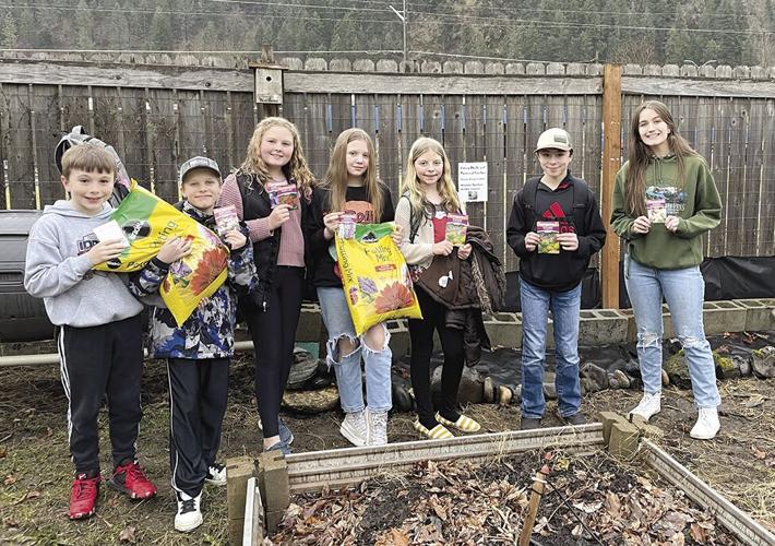 Senior Project benefits Orofino Elementary School’s Community Garden