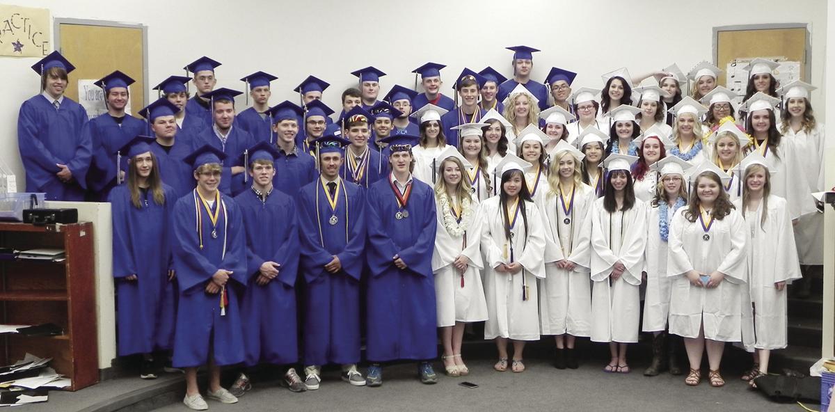 Orofino High School class of 2016 graduation School News