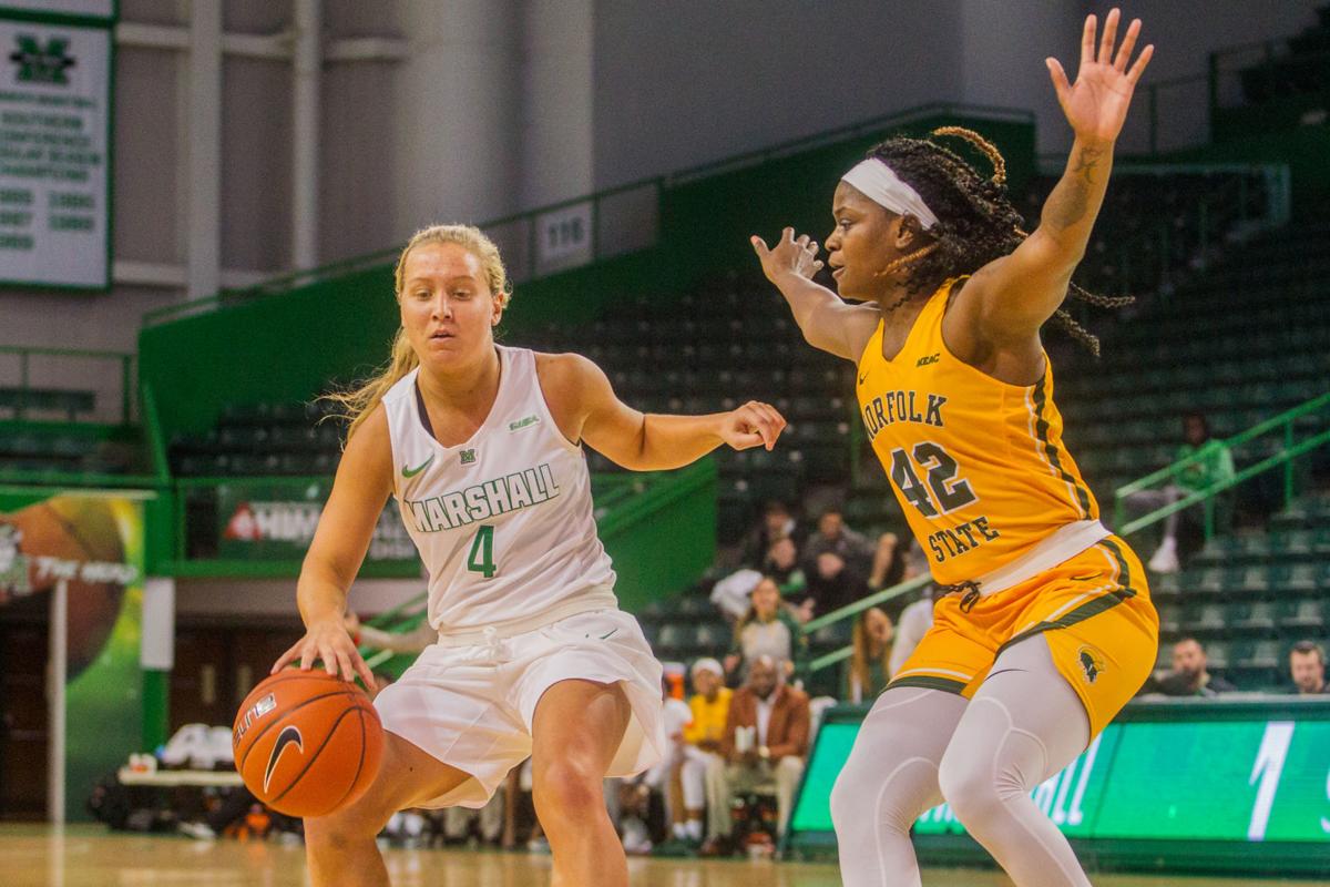 Photos Marshall Women S Basketball Defeats Norfolk State 75 69