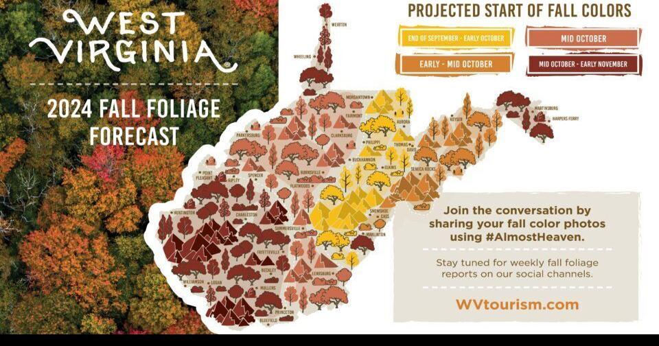 West Virginia Tourism Releases 2024 West Virginia Fall Foliage Map | News