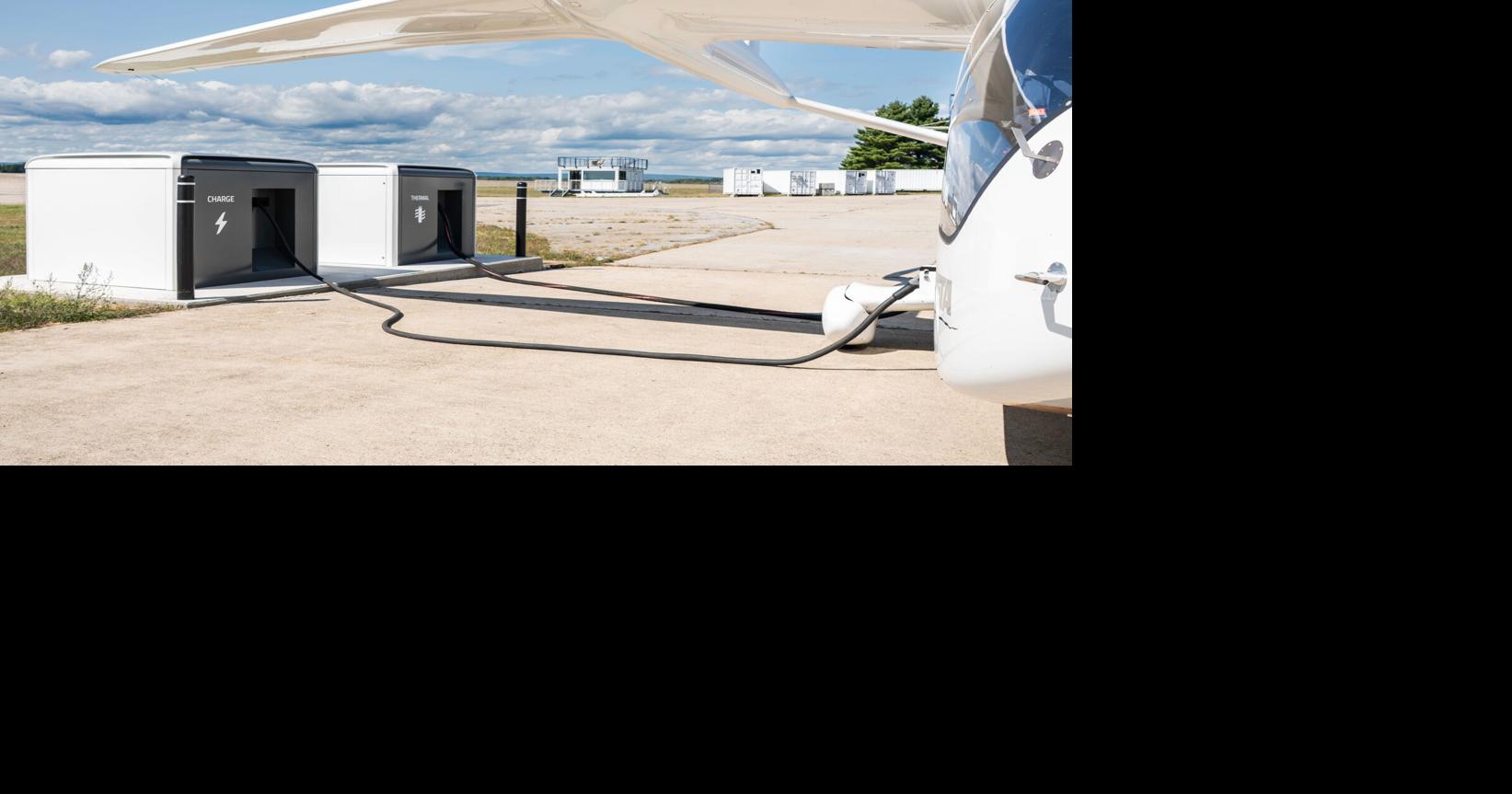 Charging station boosts Yeager Airport's readiness for arrival of electric aircraft (