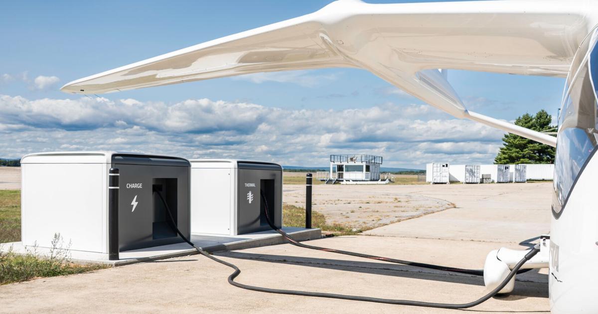 Charging station boosts Yeager Airport's readiness for arrival of electric aircraft (