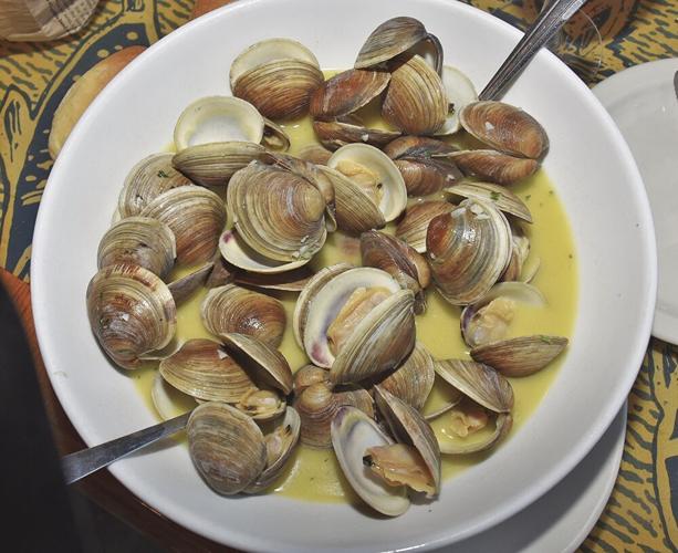 1. Clams in garlic white wine butter sauce..tif