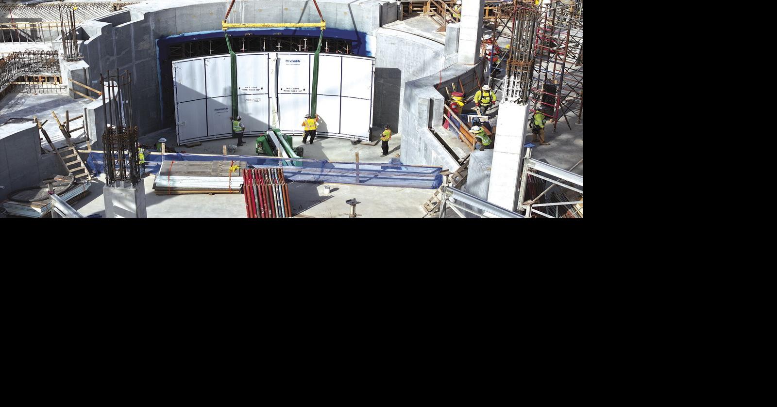 Mote Marine Reaches Milestone with Aquarium Window Placement | Setting