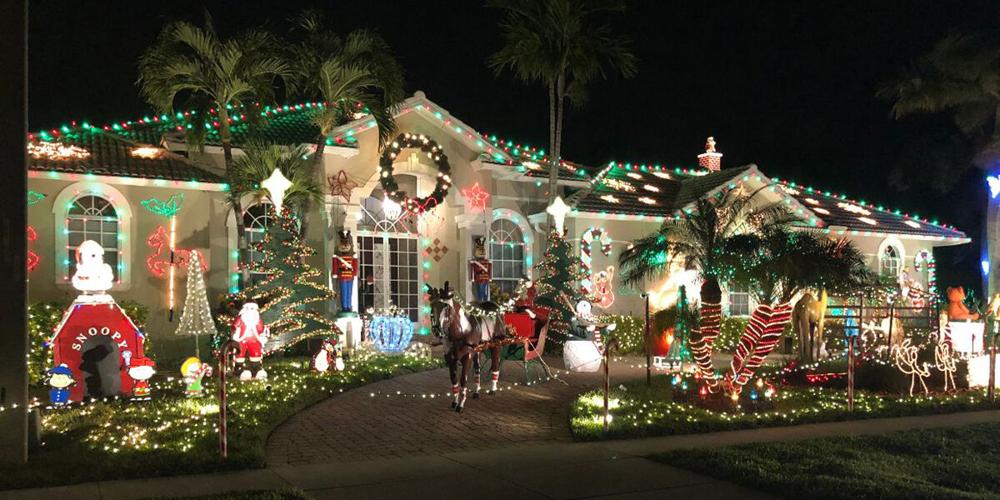 Marco Island Christmas House & Business Decorating Contest Judging