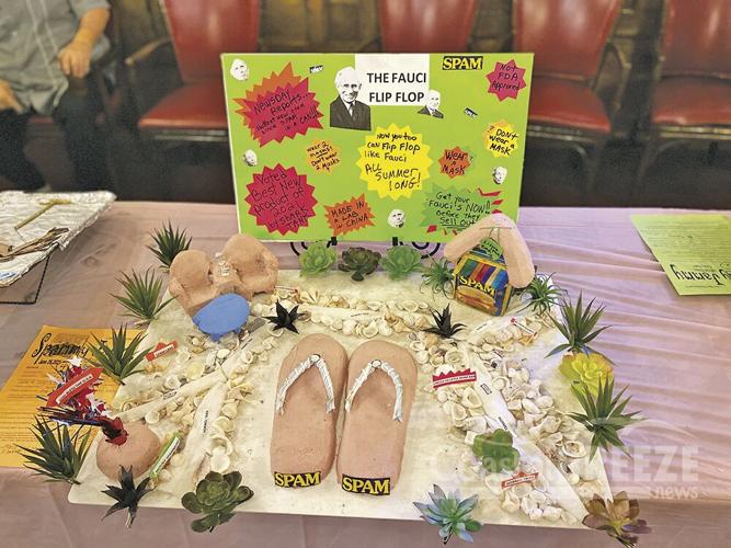 2. The Fauci Flip Flop, by Monica Sooy and Denise Danforth, took second place..JPG