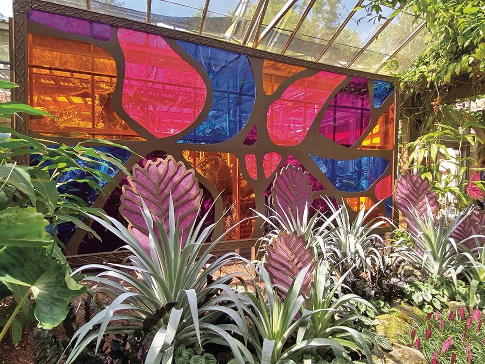 At Sarasota's Selby Gardens, Tiffany glass and nature inspire each