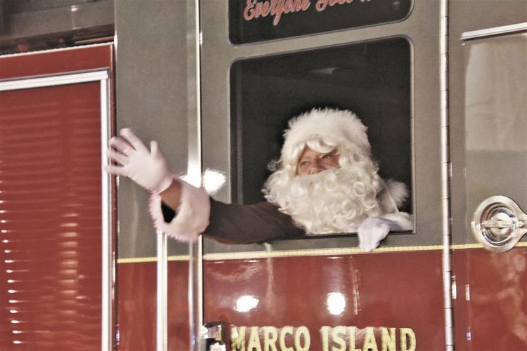 1. Last year, Santa arrived at Marco Island Academy courtesy of the Marco Island Fire Department..tif