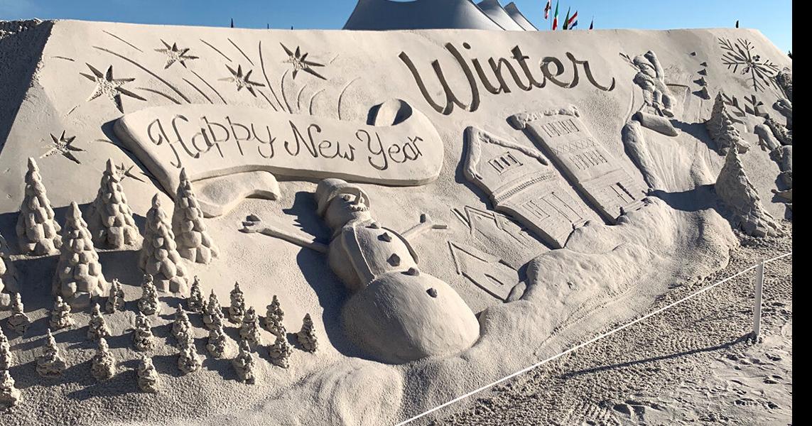 Sand sculpting champion turns passion into full-time career