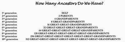How Many Ancestors Do I Have? Connect with Family