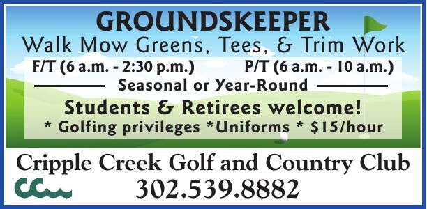 Groundskeeper - Cripple Creek Golf | Employment 