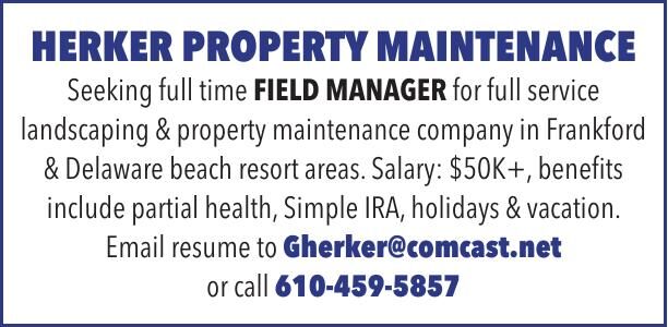 Field Manager - Herker Corp.